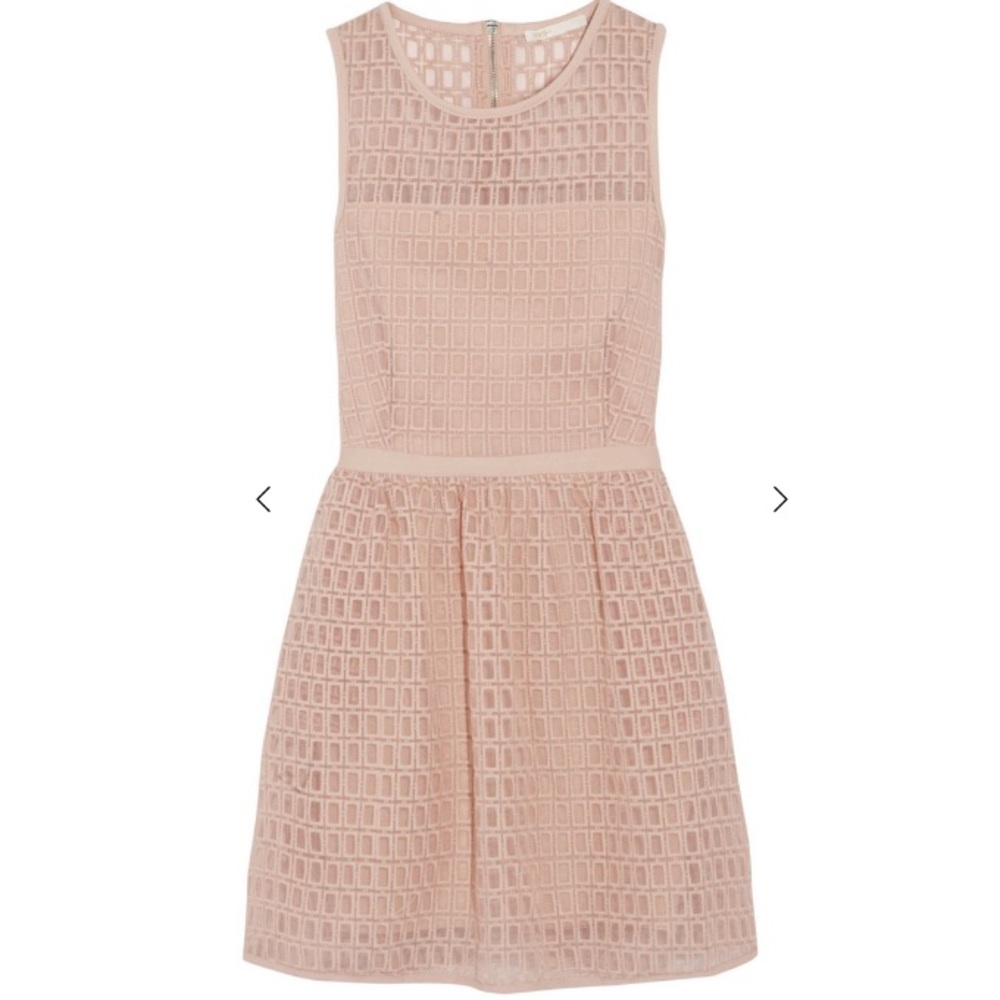 🥂MAJE🥂ELIXIR ANGLAISE ORGANZA MINI DRESS🥂 - Picture 4 of 13